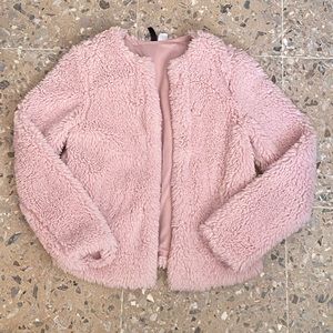 Pink fluffy H&M sweater size XS